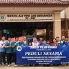 YPK AIR KENANGA SALURKAN BANTUAN BAGI KORBAN KEBAKARAN DI SERDANG, BANGKA SELATAN
